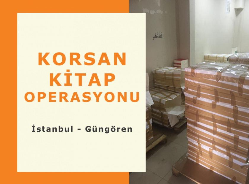 GÜNGÖREN İLÇESİNDE KORSAN KİTAP OPERASYONU